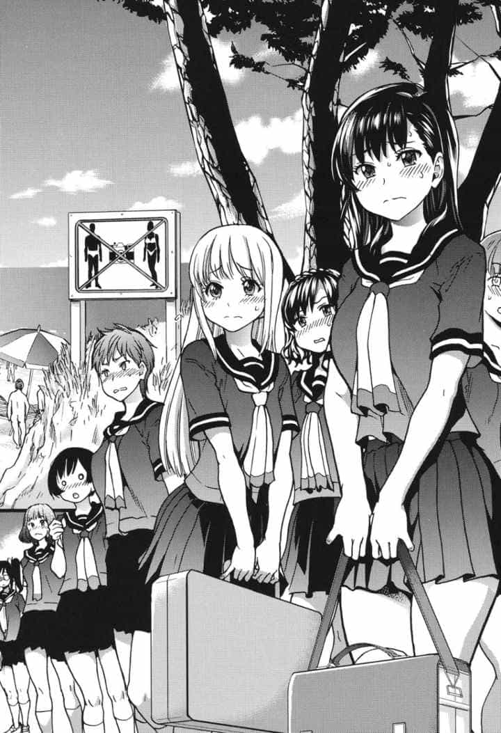 ヌーディストビーチに修学旅行で！！のエロ漫画_3